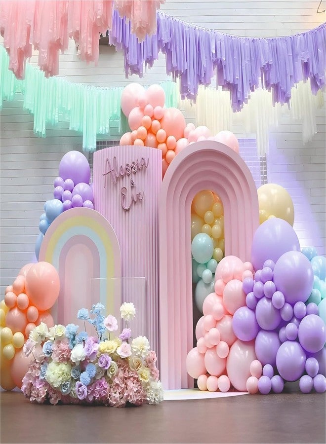 YOURS DECOR مجموعة زينة بالونات عيد ميلاد سعيد من يورز ديكور - 62 قطعة من بالونات بألوان الباستيل لحفلات أعياد الميلاد والاحتفالات | مجموعة زينة عيد ميلاد للاحتفالات للأطفال، بنين وبنات - Image 5